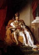 Emperor Franz I of Austria in his Coronation Robes Friedrich von Amerling